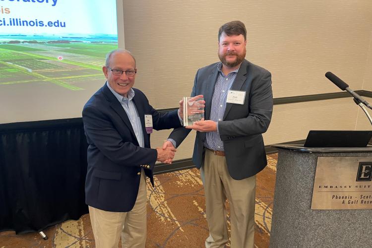 Dr. Bock presented with Fluid Fellow Award by Zack Ogles